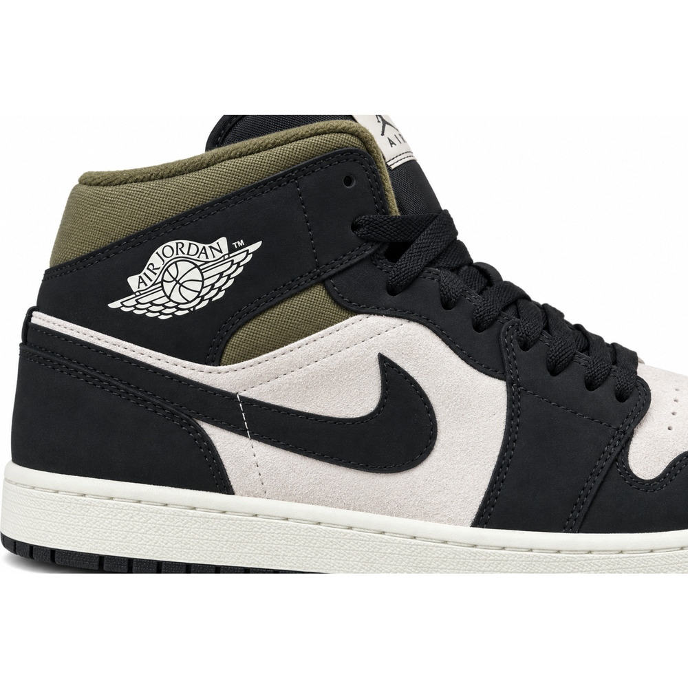 Nike Air Jordan 1 Mid SE Light Orewood Brown Off Noir HV4091-102 Men’s Size 11 - Picture 4 of 10